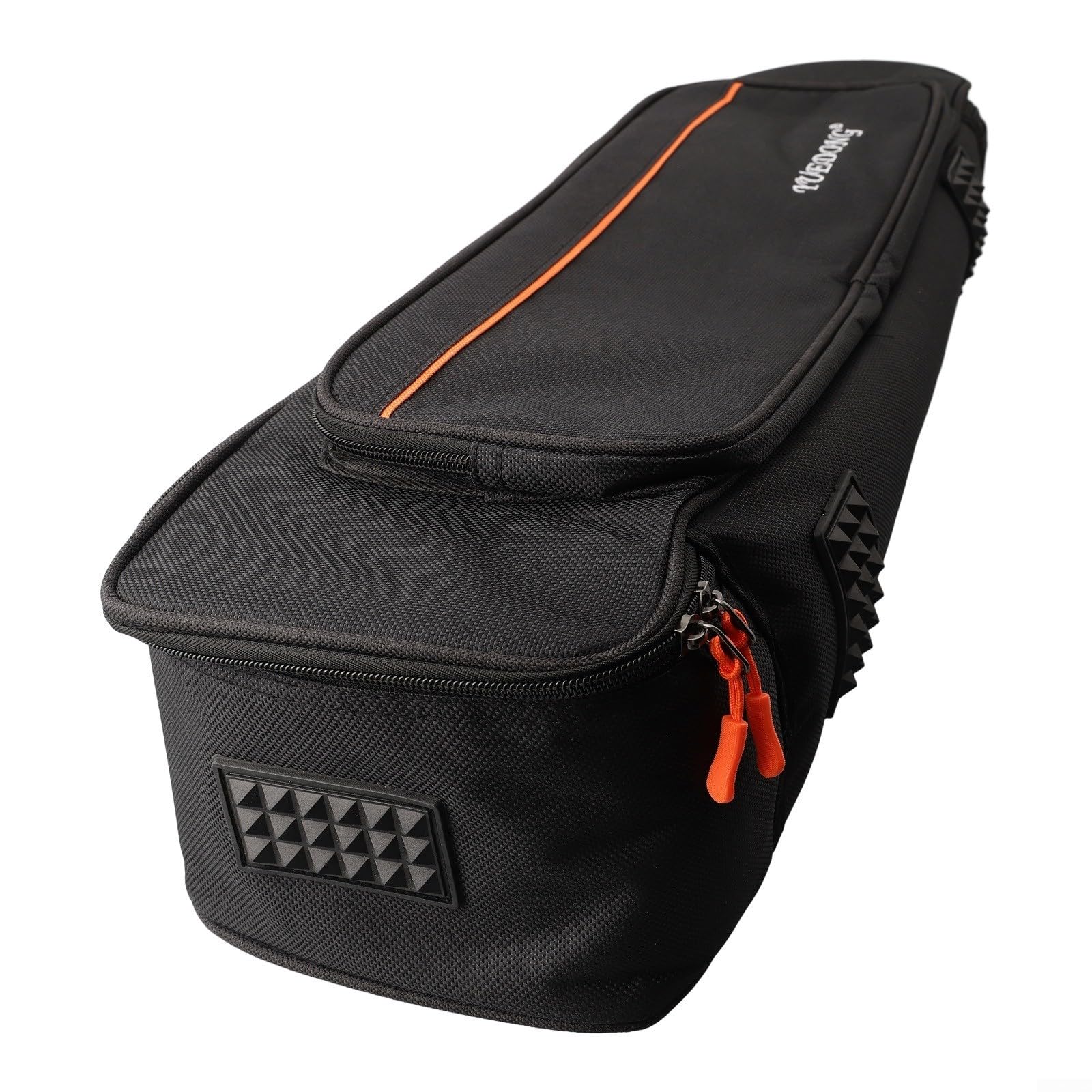 Zaino portatile per tromba con grande tasca, custodia impermeabile in tessuto Oxford per strumenti in ottone - nero