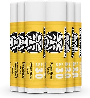 Sponsored Ad - Headhunter Mango Sport Chapstick Sunscreen SPF 30, Natural Mineral Lip Balm For Sun Protection, Waterproof ...