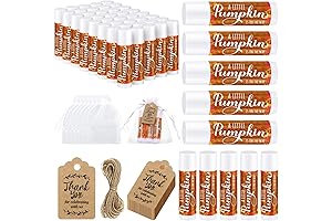Adorable Pumpkin Lip Balm Party Favors for Baby Showers