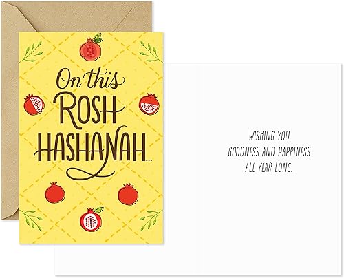 Miniatura 2 de Hallmark Tree of Life Rosh Hashanah - Surtido de cartas, Sharing Joy (6 tarjetas con sobres)