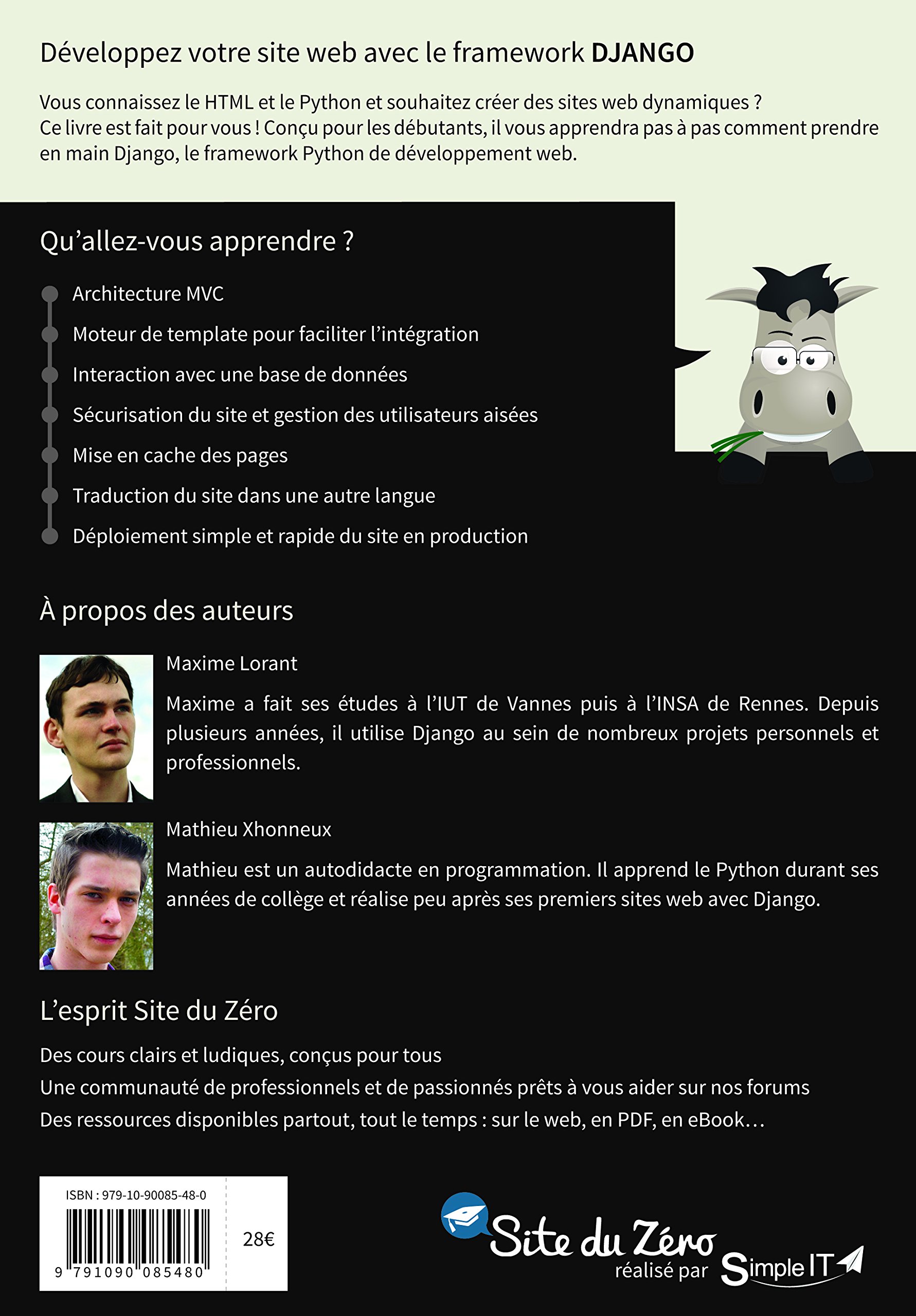 Développez votre site web avec le framework Django