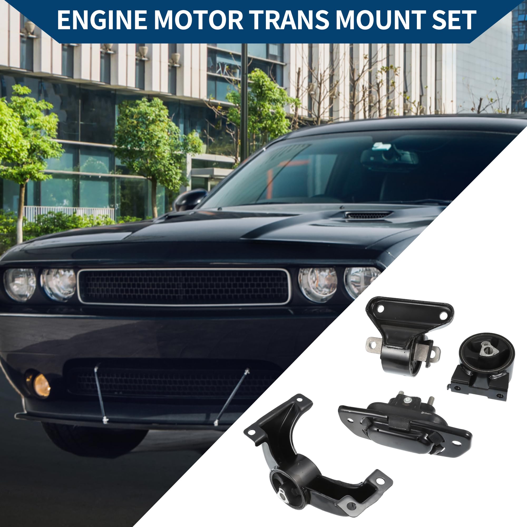 Juego De Soportes De Motor Para Dodge Avenger 2.4L 08-14 1 Juego