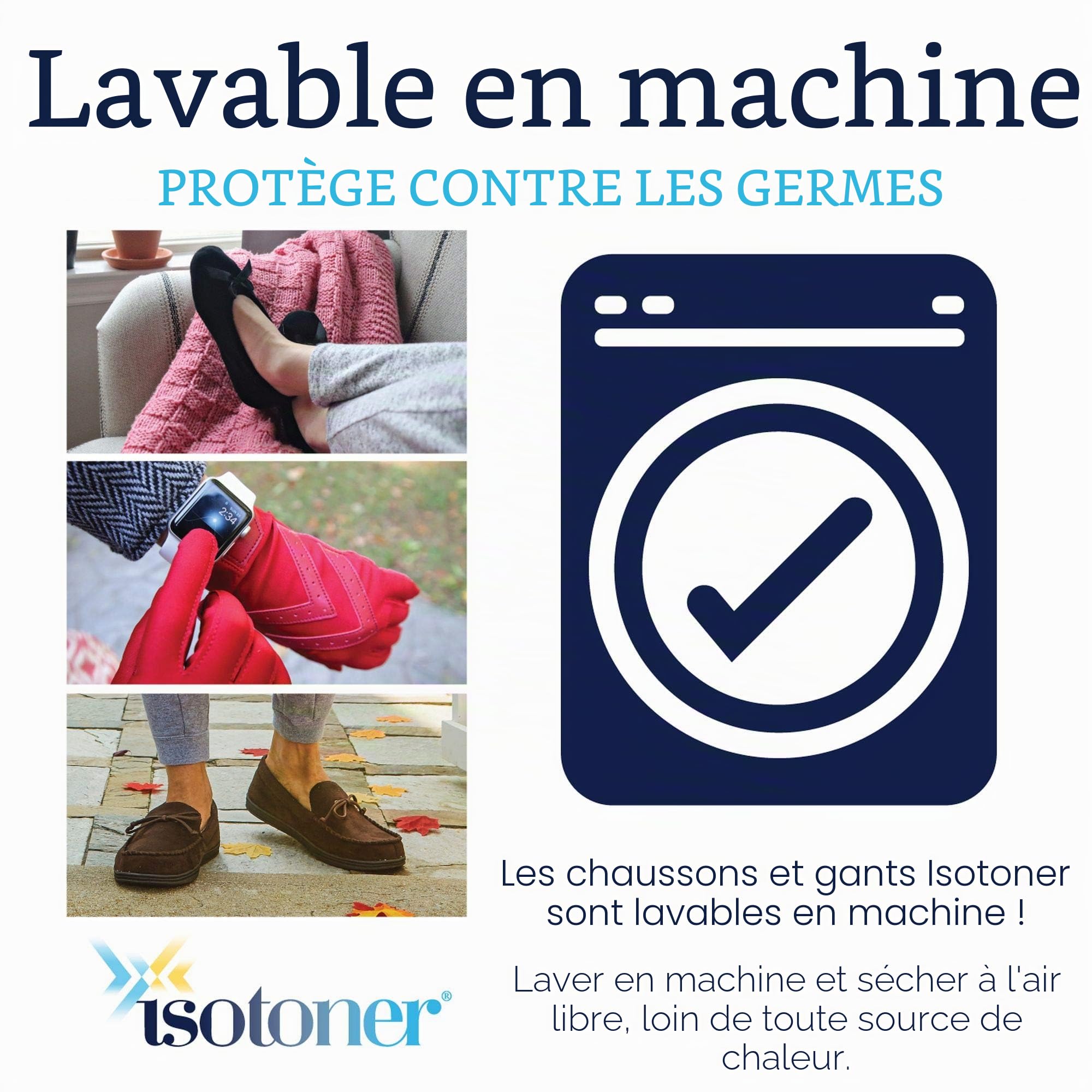 Isotoner Chaussons Ballerines en Satin avec Perles Brodées BallerinesFemme