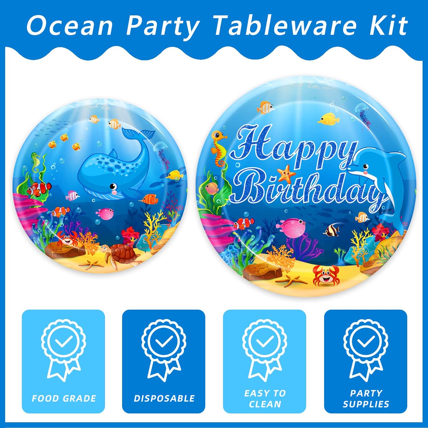 Buy 96 Pcs Ocean Sea Life Birthday Party Supplies Under The Sea Party buy-96-pcs-ocean-sea-life-birthday-party-supplies-under-the-sea-party