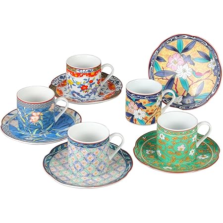 Amazon 中日本陶器 古伊万里シリーズ コーヒーセット カップ ソーサー オンライン通販