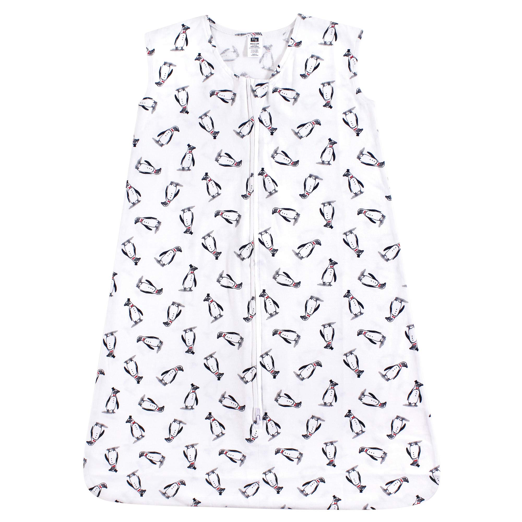 Hudson Baby Unisex BabyCotton Sleeveless Wearable Sleeping Bag, Sack, Blanket