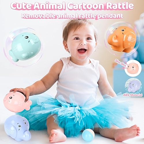 Miniatura 4 de Móvil para cuna con música y luces, móvil para bebé para cuna con proyección de estrella, juguete giratorio colgante, canciones de cuna, función de