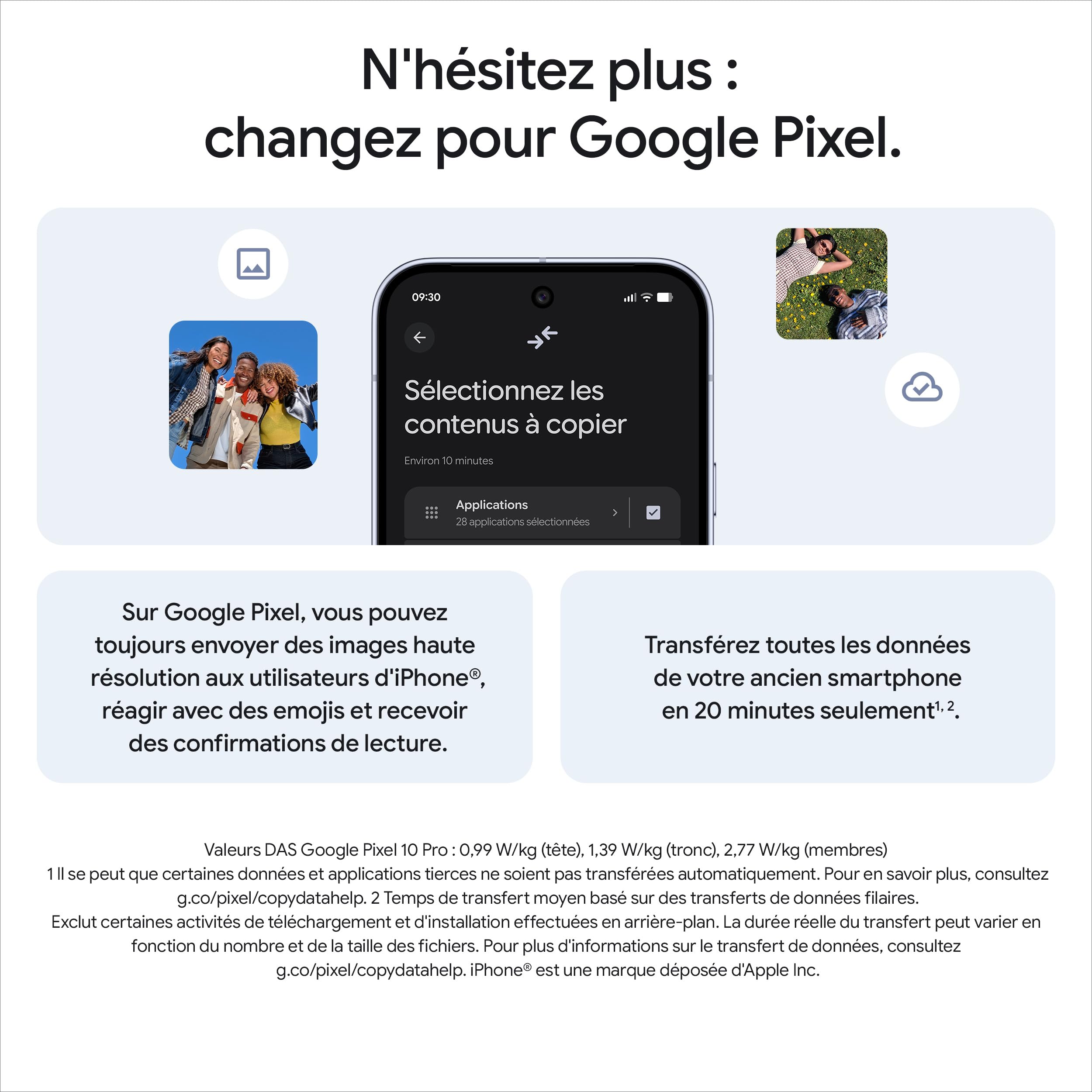 Google Pixel 10 Pro – Smartphone Android débloqué avec Gemini, Triple Appareil Photo arrière, Plus de 24 Heures d'autonomie et écran Super Actua 6,3 Pouces - Noir Volcanique, 128GB