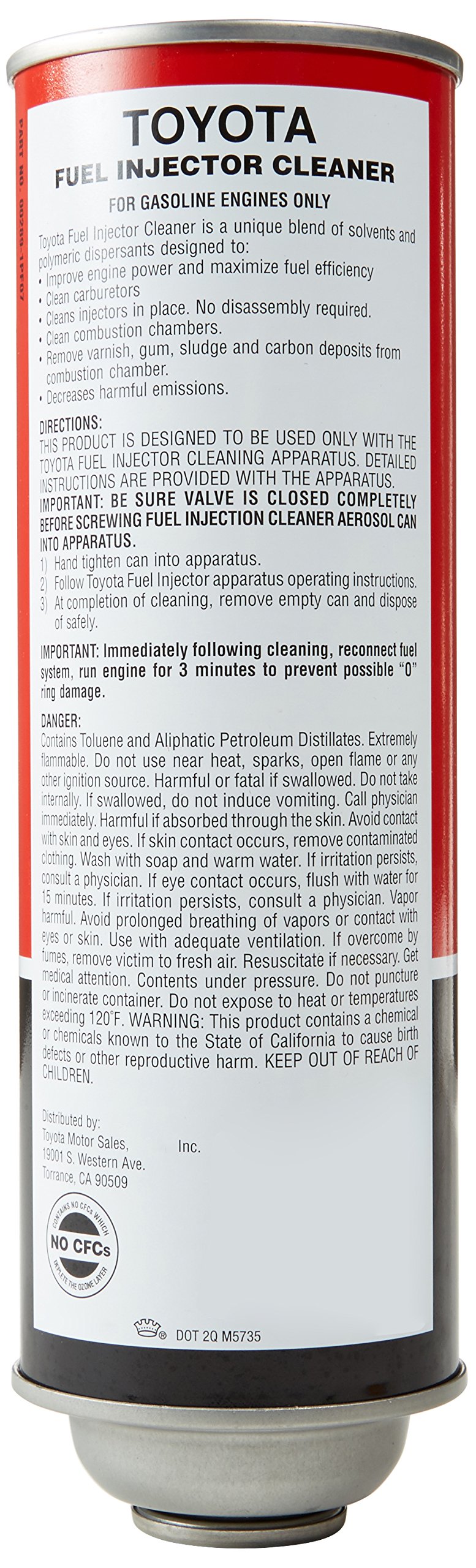Buy Genuine Toyota 002891PF07 Pressurized Fuel Injector Cleaner 7 oz