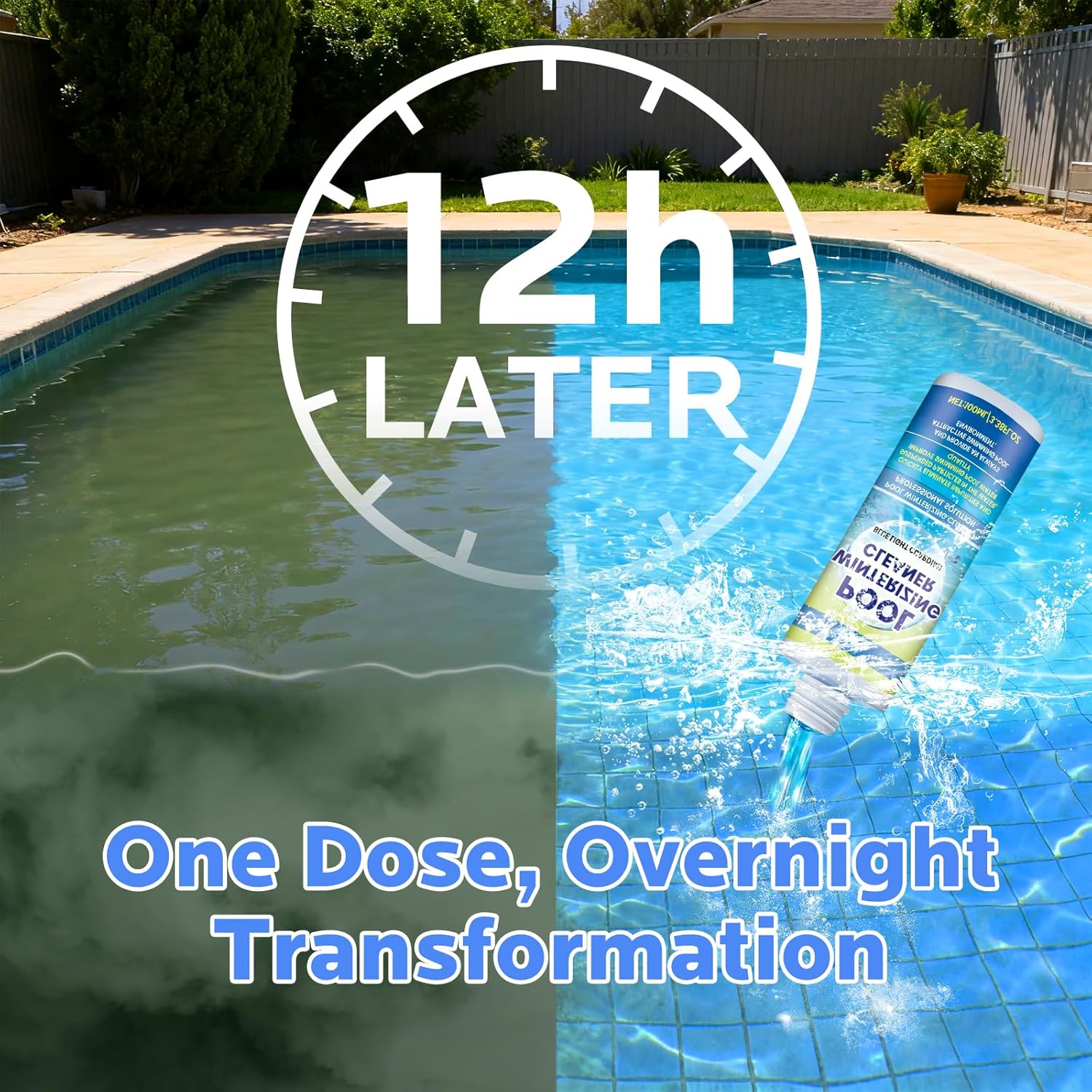 Pool Clarifier for Above Ground & Inground Pools: Fast-Acting Swimming Pool Water Clarifier - Clears Cloudy Pool Water, Keeps Water Crystal Clear - Image 2