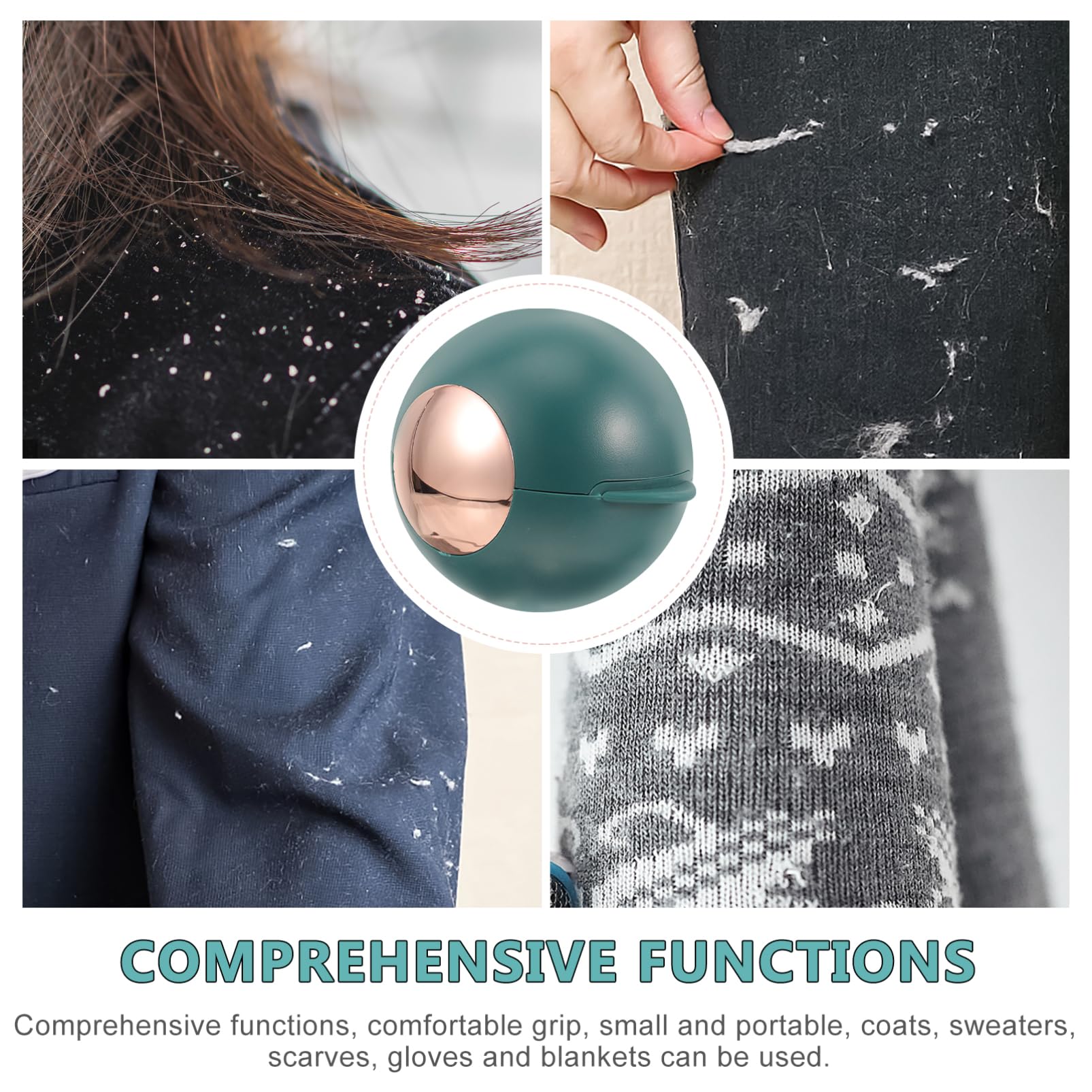 3 Piezas Rodillo Quitapelusas Lavable y Reutilizable para Viaje Removedor de Pelusa Manual para Ropa Sofás y Alfombras para Pelo de y Polvo Diseño Compacto y