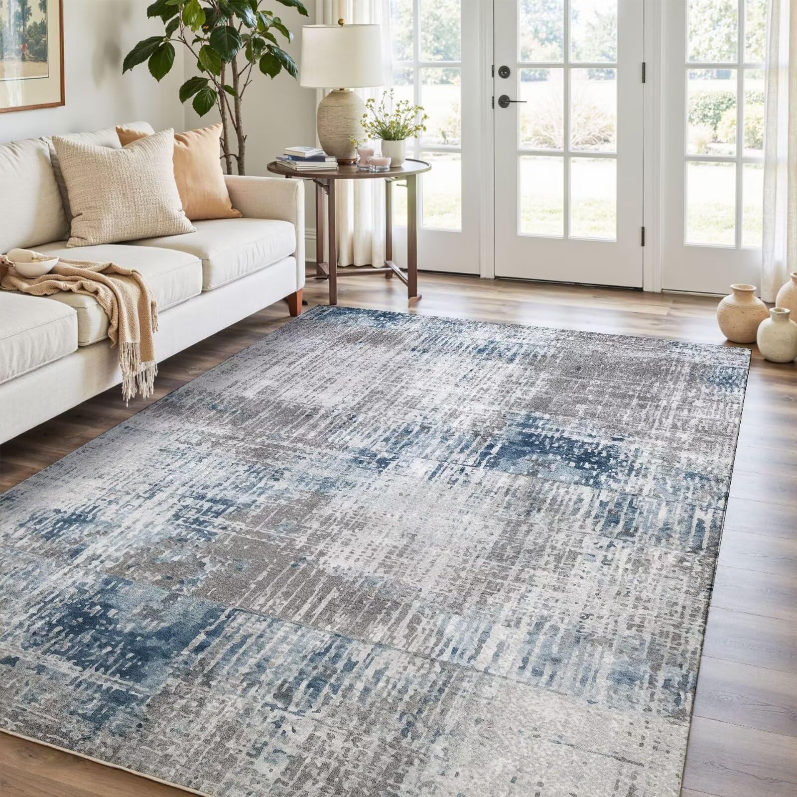Alfombras lavables en lavadora de estilo moderno 100x200cm para un mantenimiento facil