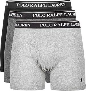 Mens Classic Fit Cotton Boxer Briefs, Trunks & Long Leg Available, 3-Pack