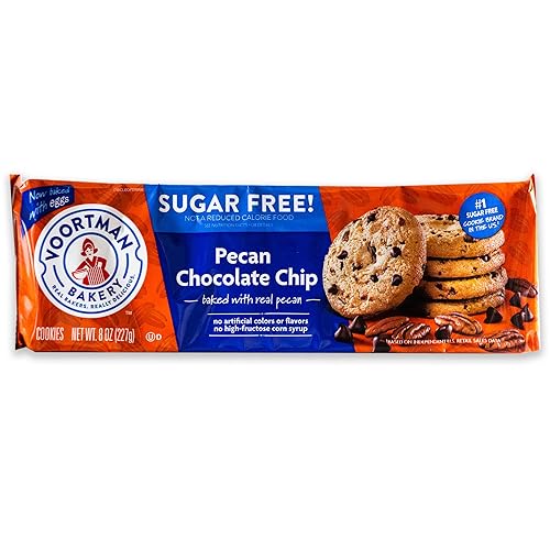 Miniatura 6 de Voortman Galletas sin azúcar, paquete variado, chispas de chocolate (1, paquete de 8 onzas), chispas de chocolate con brownie de dulce de azúcar (1,