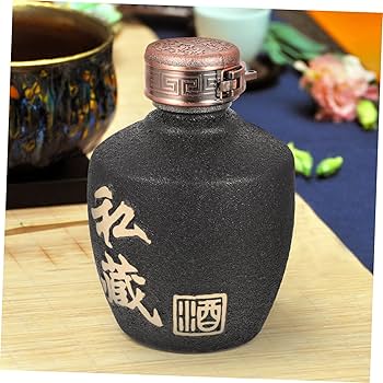 Amazon｜OUNONA 空の酒瓶 密封容器 酒器 保存用 ホルダー 家用 空き瓶