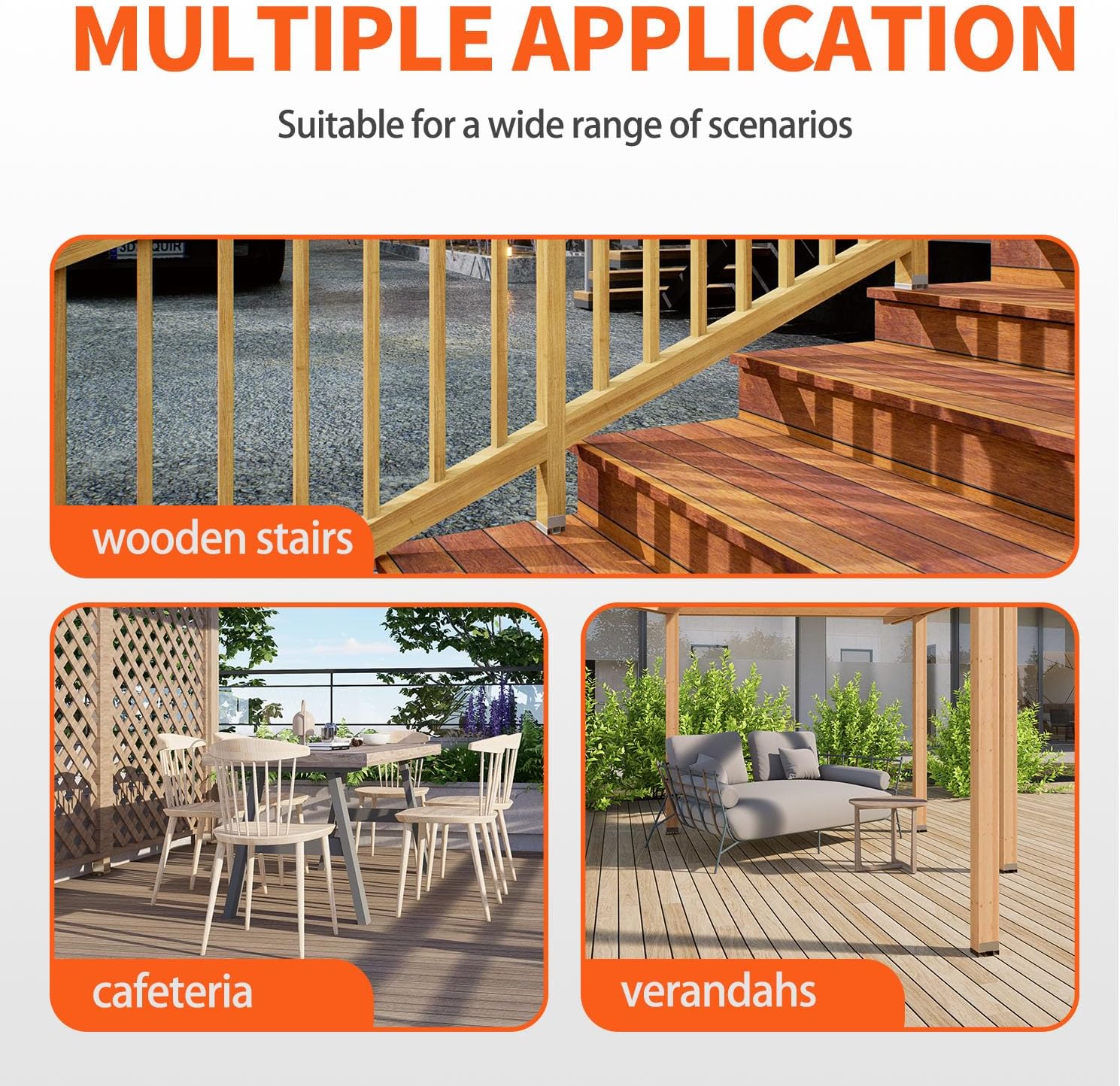 10Pcs 4x4 Post Base Anchor Concrete Deck Post Bracket Fit for Deck,Patio Or Pergola