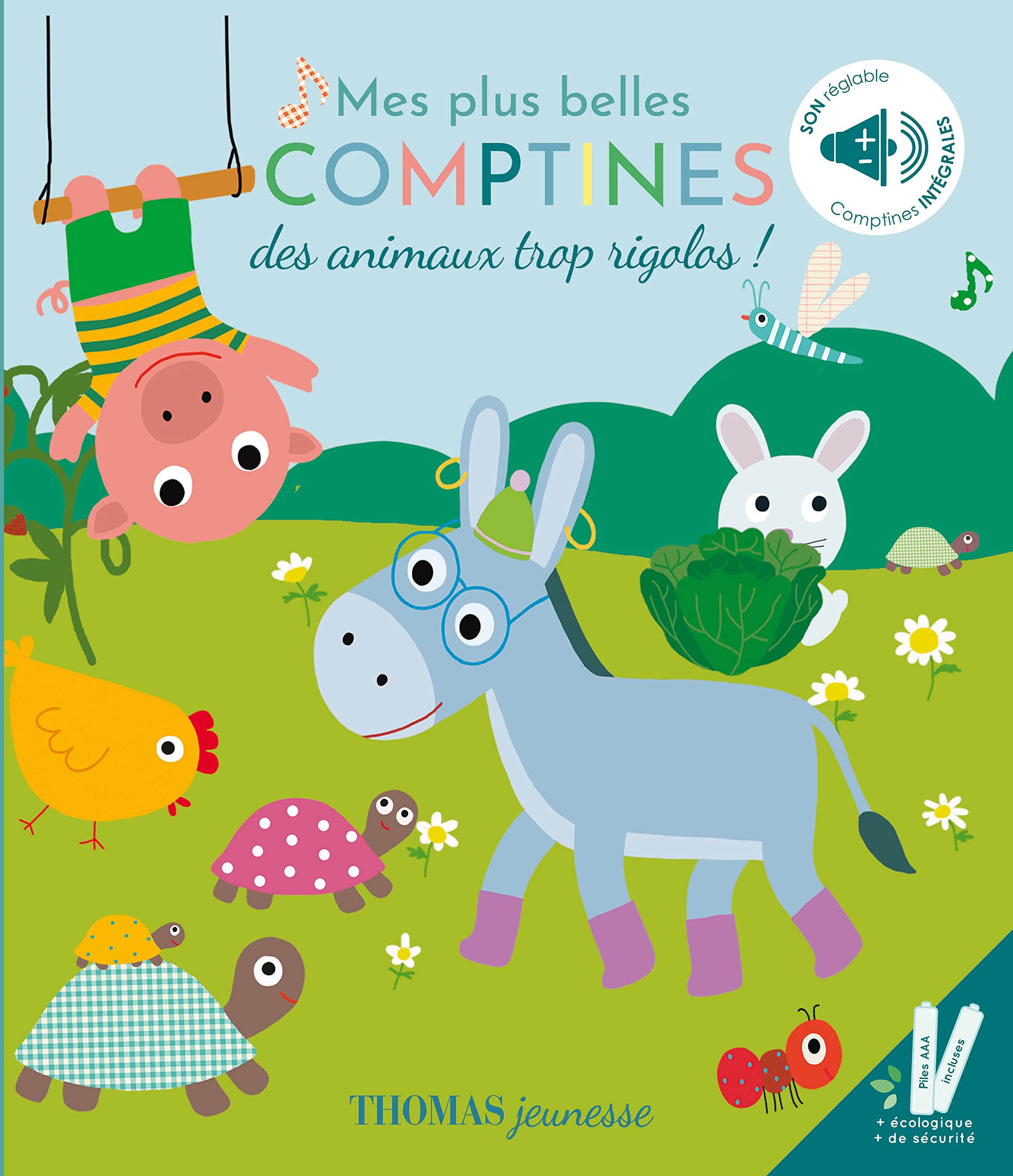Mes plus belles comptines des animaux trop rigolos: Comptines des animaux rigolos livre sonore