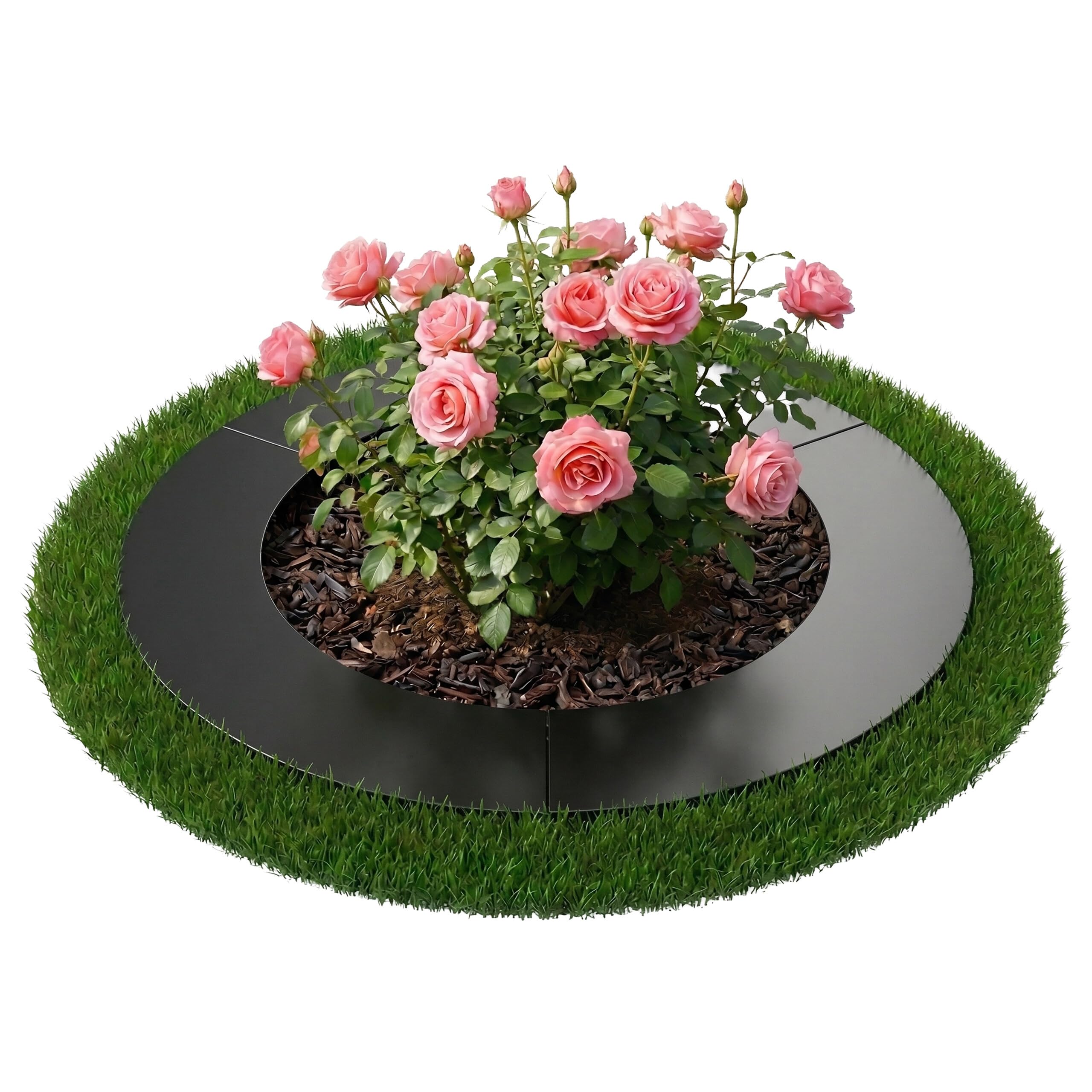Anneau de protection acier galvanisé Relaxdays Ø 60 cm haute résistance