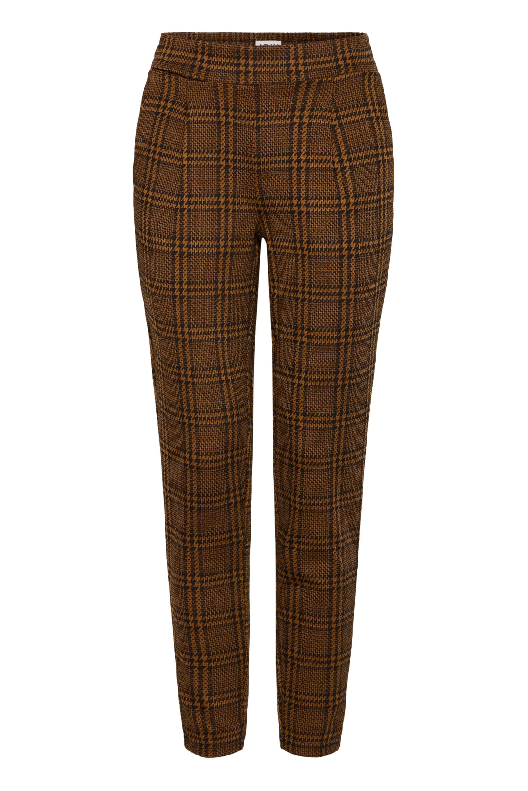Ichi Women's Marron Trousers Kate Mosley
