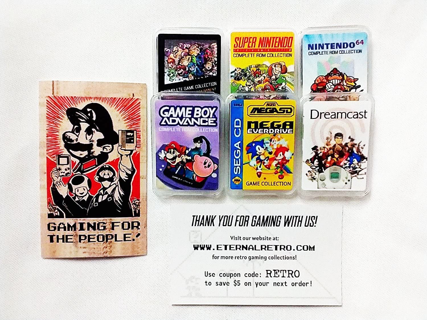 Loaded MicroSD Card for EverDrive64 X5 or X7 - Complete N64 Game