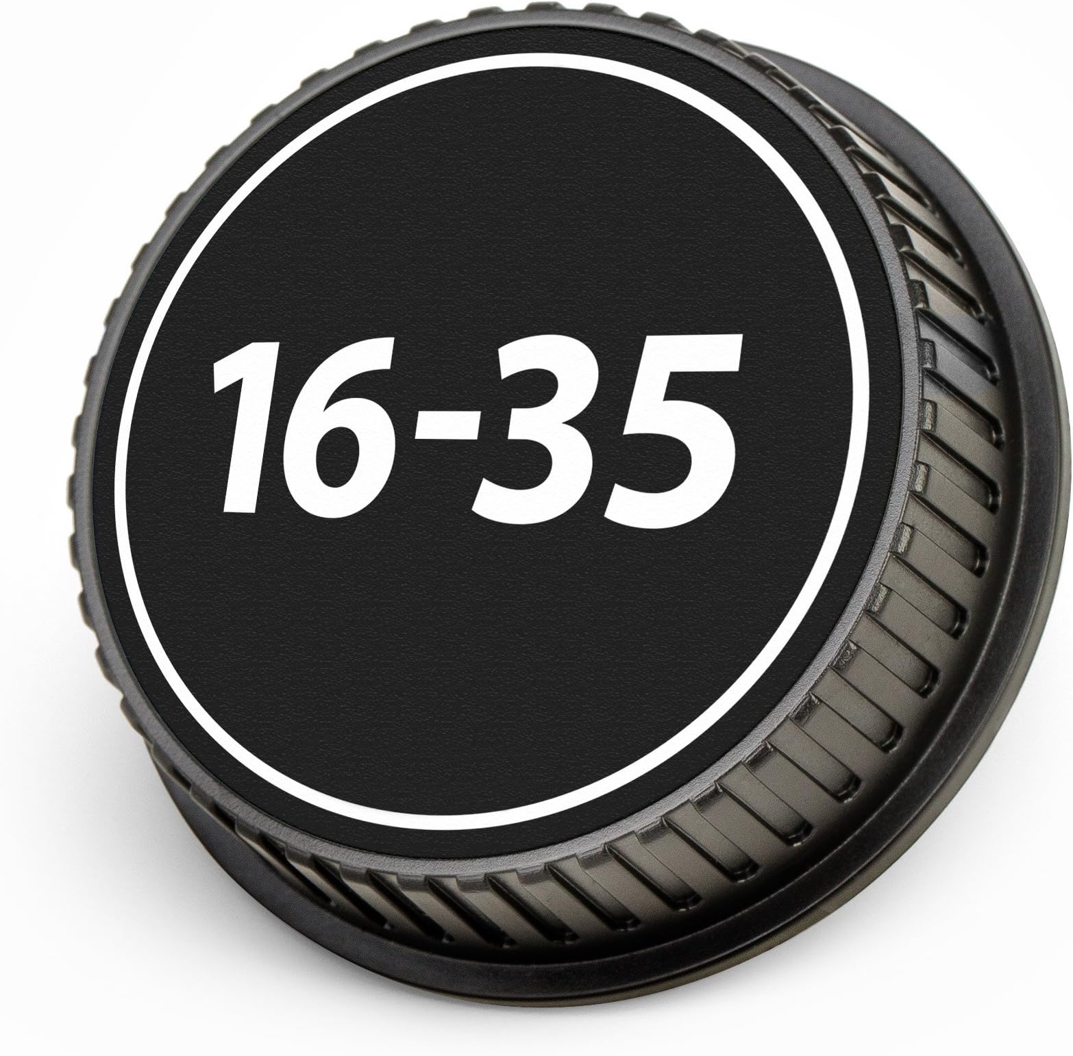 LenzBuddy Rear Lens Cap Covers for Canon Cameras with Focal Length Identifier (16-35mm)