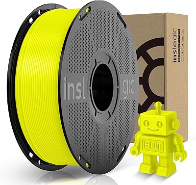 21 – Inslogic PETG Pro Filament, High Speed PETG 3D Printer Filament 1.75mm ±0.02mm, Reusable 3D Printing Filament Spool, Compatible with SUNLU, …
