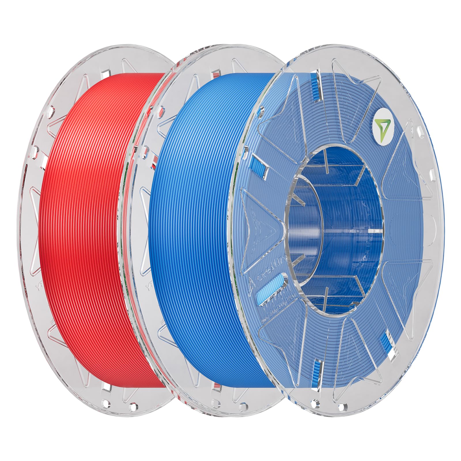 Creality Hyper RFID PLA Filament 1.75mm 2KG, Red &amp; Blue, Total 2-Pack