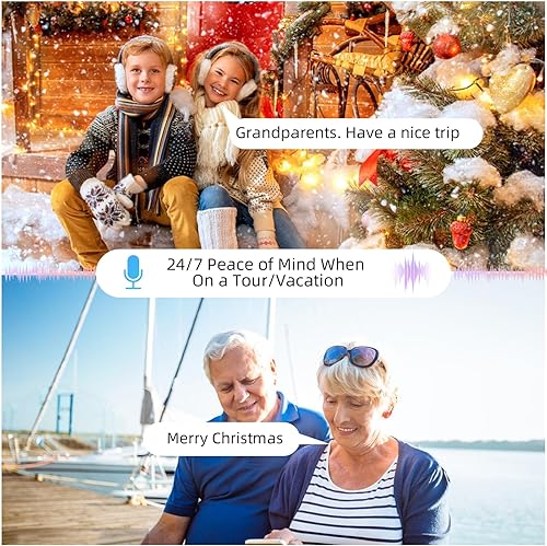 Miniatura 6 de Cámara de seguridad solar 2K, cámara de seguridad inalámbrica con batería súper para exteriores, cámara de seguridad WiFi de visión panorámica de