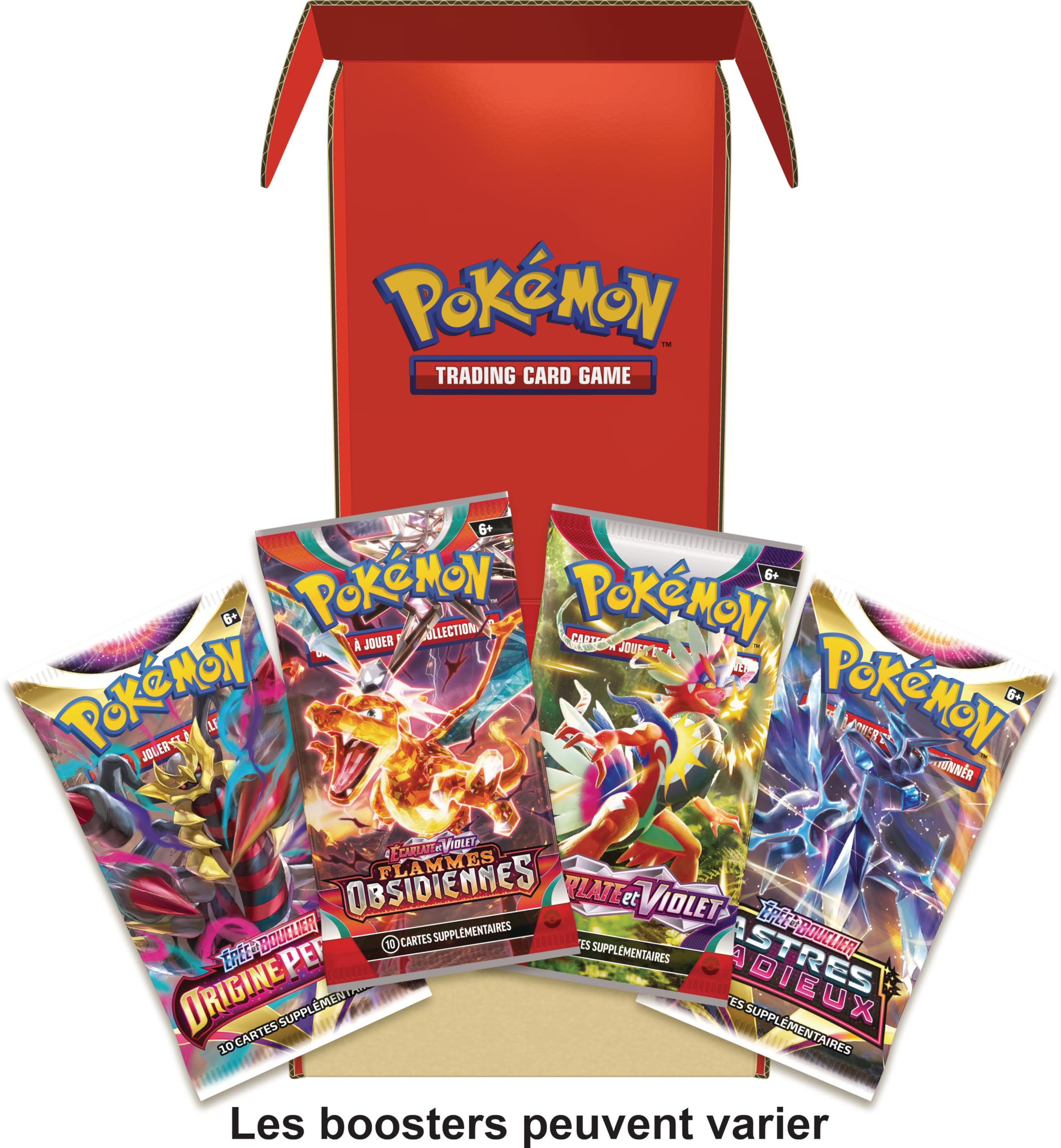 Pokemon Pokémon TCG: Variety Booster Pack (Assorted 4 Boosters, 40 Cards  Total) (Holds Duplicate Boosters) : Amazon.com.be: Toys