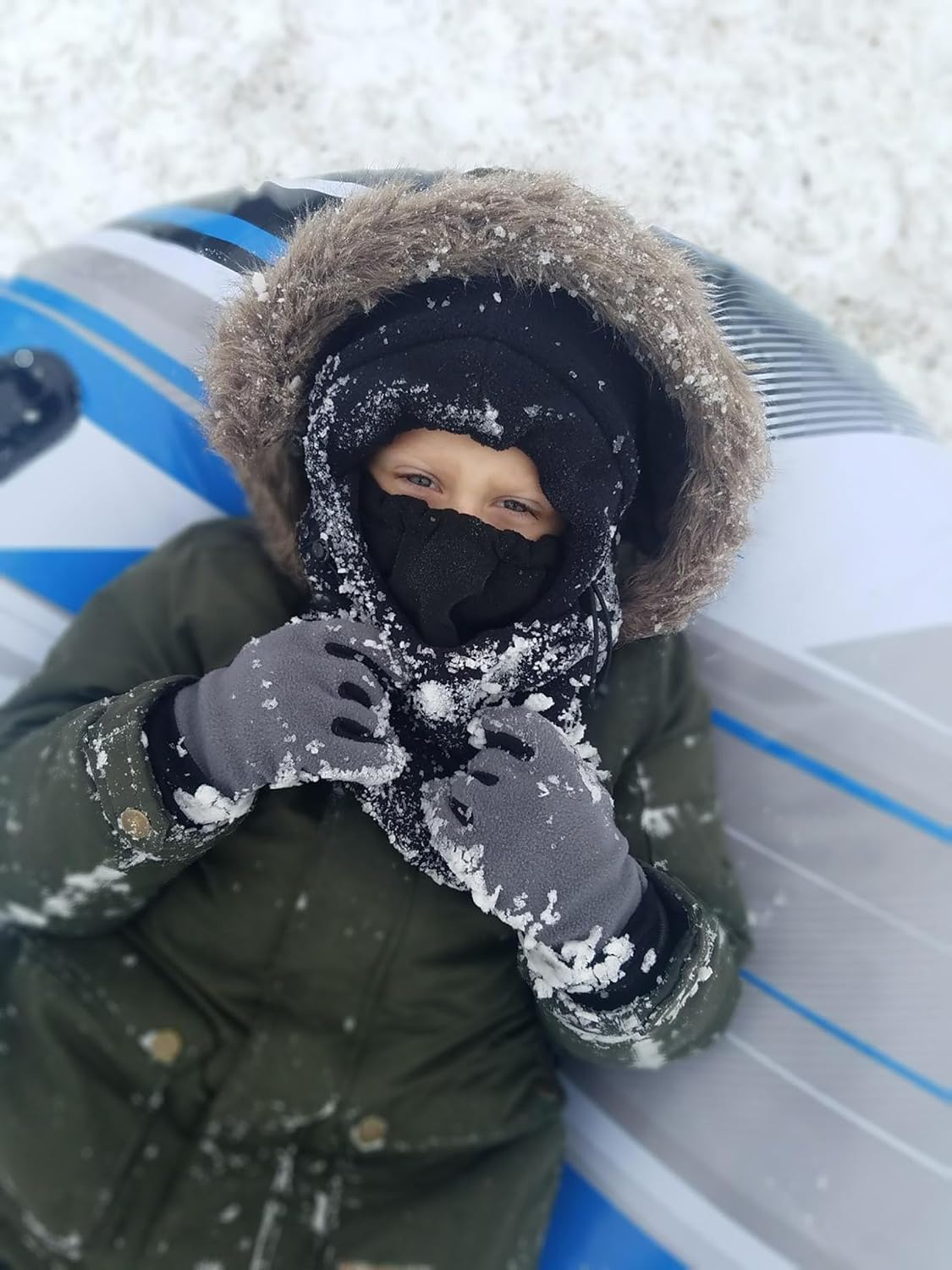 Jastore Kids Winter Balaclava Ski Mask for Boys Girls Outddoor Windproof Cold Weather Face Mask Neck Warmer - Image 4