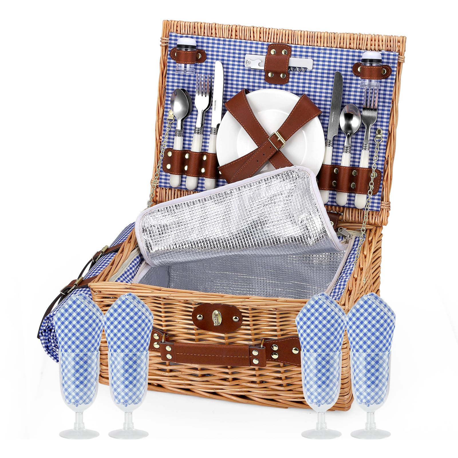 panier pique-nique osier premium 2