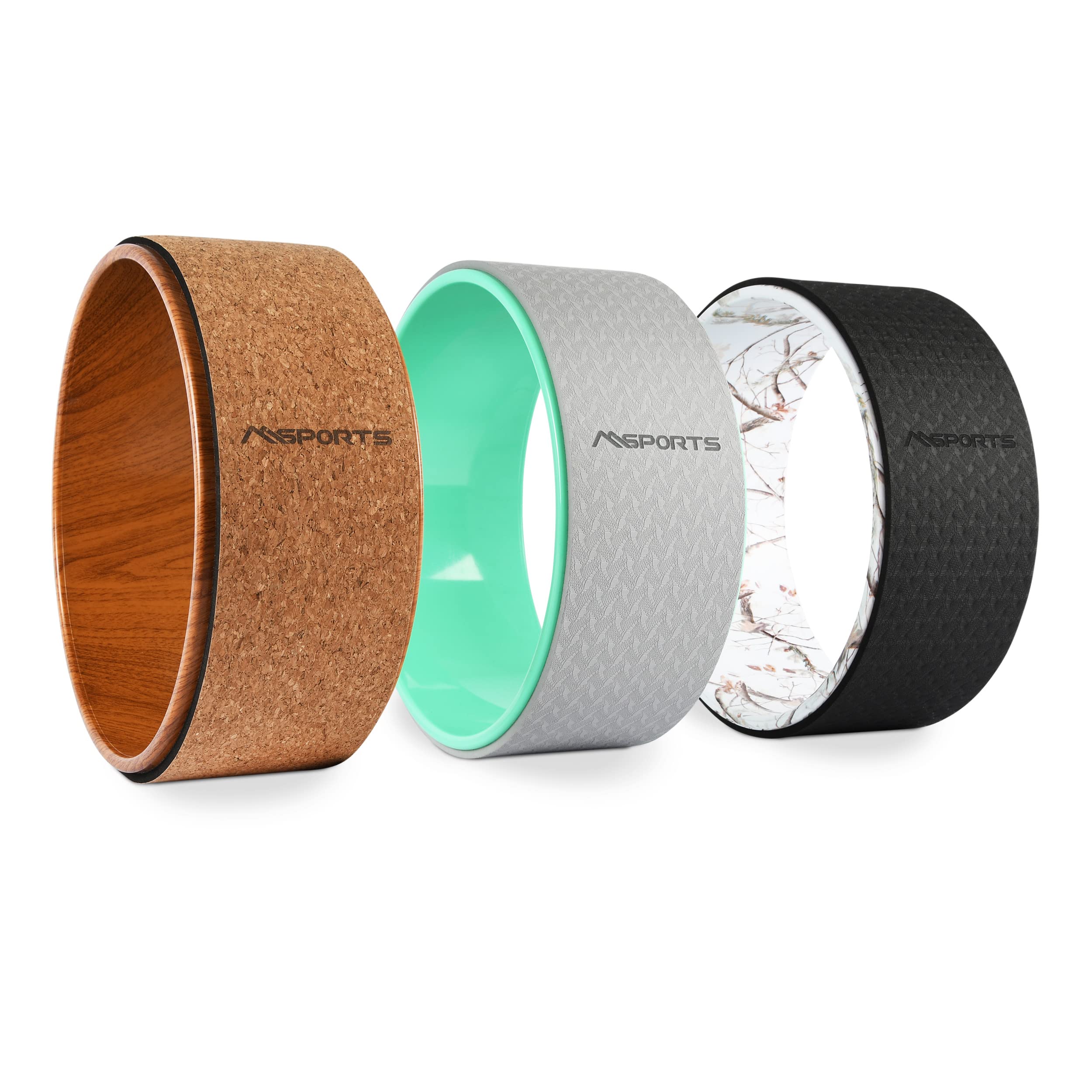 Yoga Wheel – Premium – Strumento per Esercizi di Yoga, sughero, routa yoga