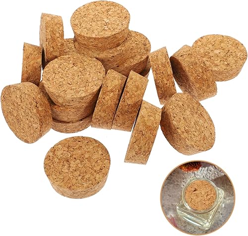 Miniatura 2 de STOBAZA 20 tapones de corcho para botellas de madera, con mensajes de deseos, madera de vidrio para champán, manualidades, decoración, fabricación