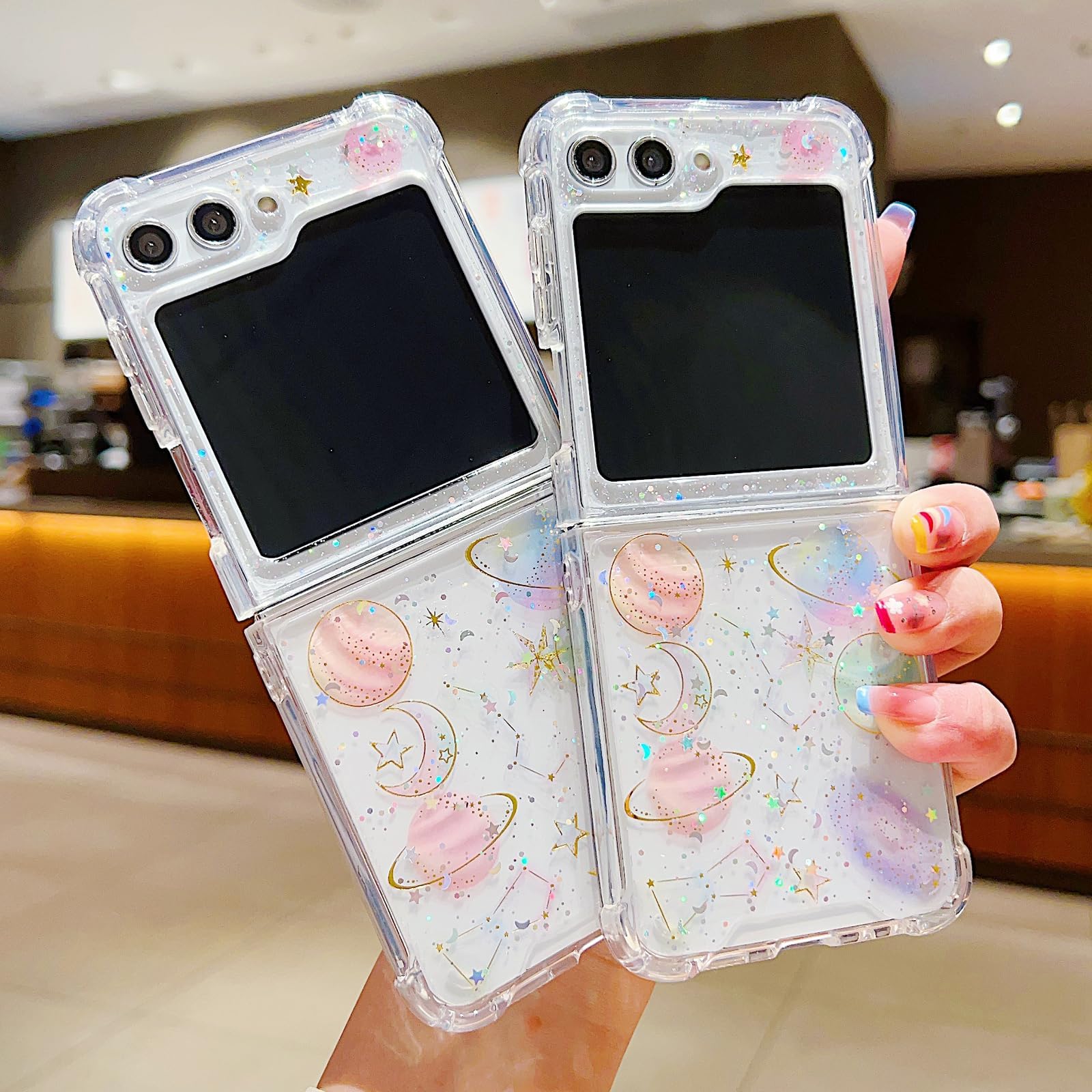 Amazon.com: Changjia for Samsung Galaxy Z Flip 7 FE/Z Flip 6 Clear