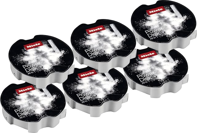 Miele PowerDisk All in 1 Dishwasher Detergent for Dishwashers with AutoDos (6 Pack) - 11841390