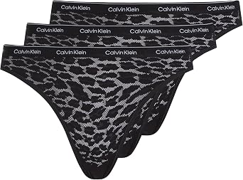 Calvin Klein Damen 3er Pack Slips Bikini Form Low-Rise Unterwäsche
