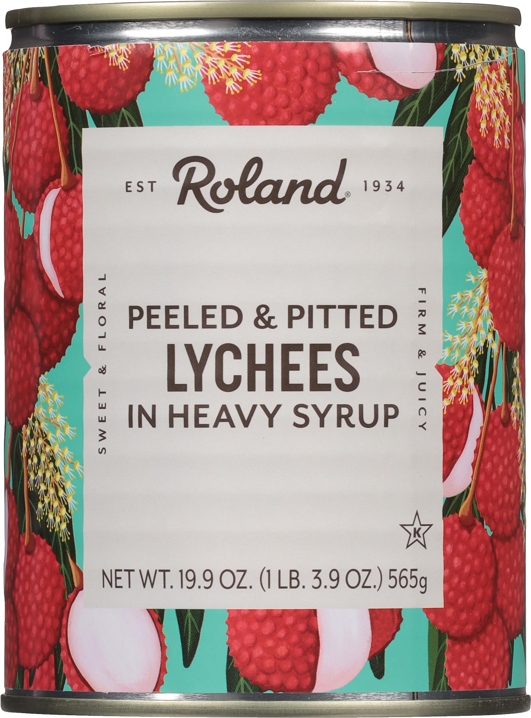 Roland Lychees In Heavy Syrup, 20 oz