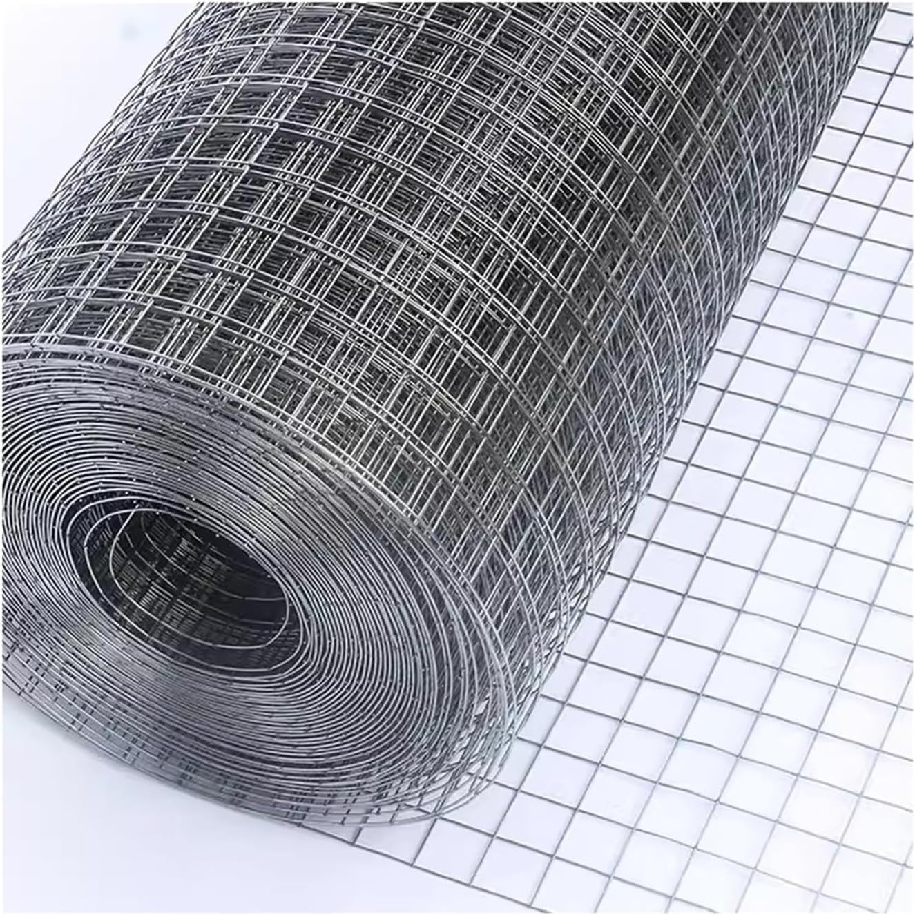 Stainless Steel Hardware Cloth 6mm Mesh Safety Netting for Railings & Garden Fences Easy Install Poultry Cage Netting (0.9x11m/3x36.1ft) Durable Protection Solution