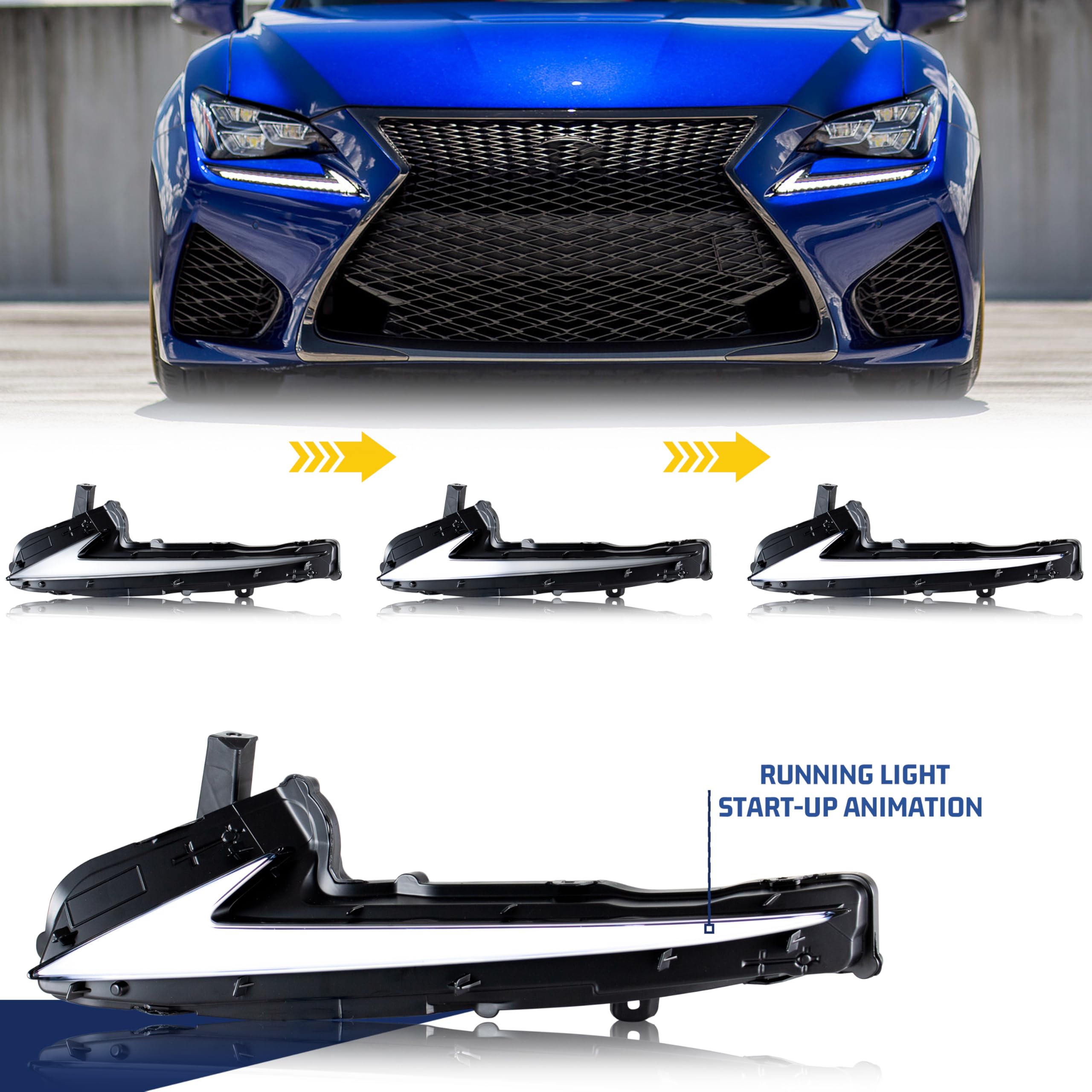 Amazon.com: glistuning LED Daytime Running Light Assembly