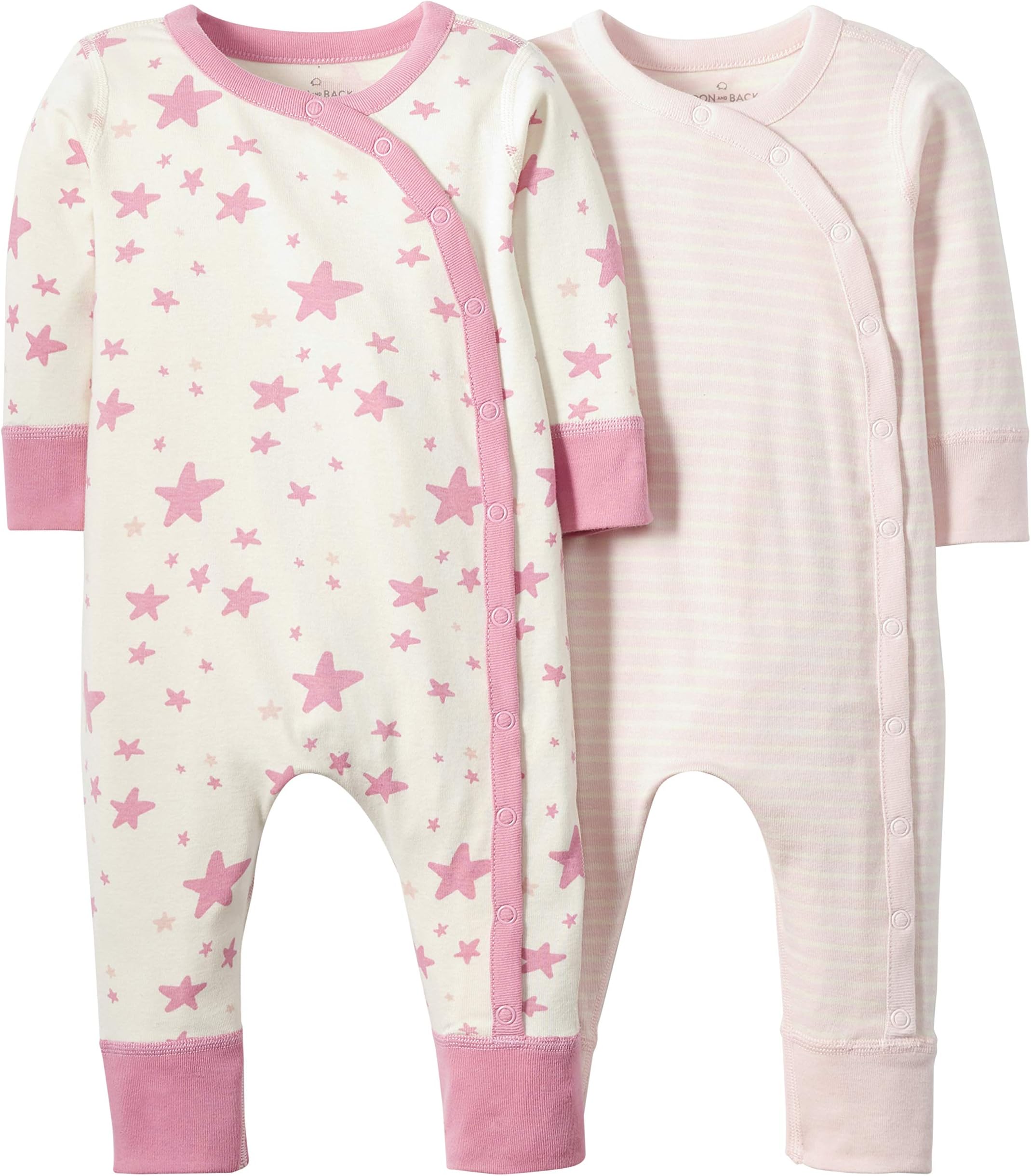 Baby Organic 2 Pack Long Sleeve Romper
