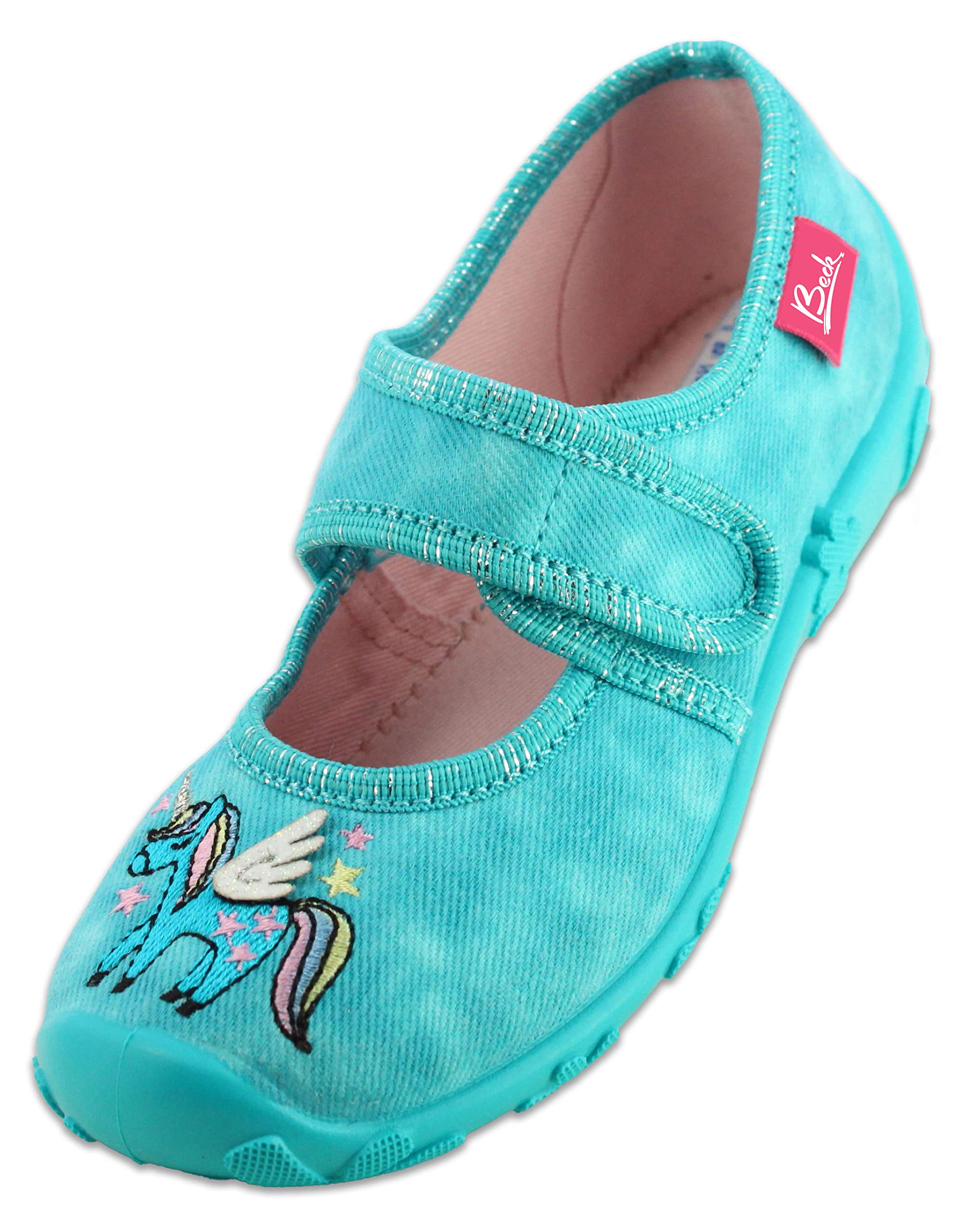 Beck Mädchen Pegasus Hausschuhe