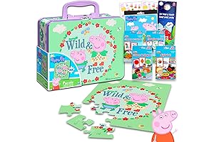 Peppa Pig Puzzles for Kids Ages 3-5: Ultimate Entertainment Bundle