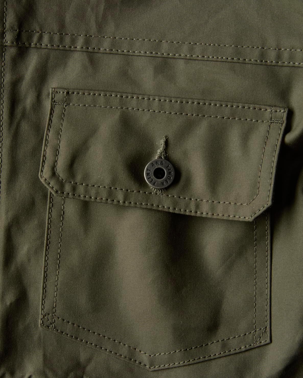 Huckberry Flint and Tinder Dry Wax Trucker Jacket, Unlined Mens Lightweight Cotton Jacket