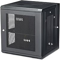 StarTech.com Armadio per Server Rack Montabile a Parete 12U - Armadio a Cerniera fino