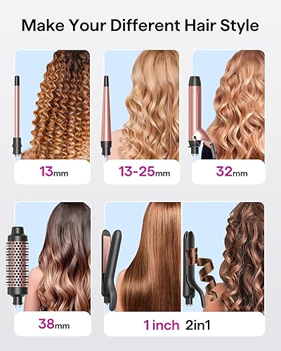 Wavytalk 5 in 1 Curling Iron Set with Thermal Brush — packaging and what arrives in the box