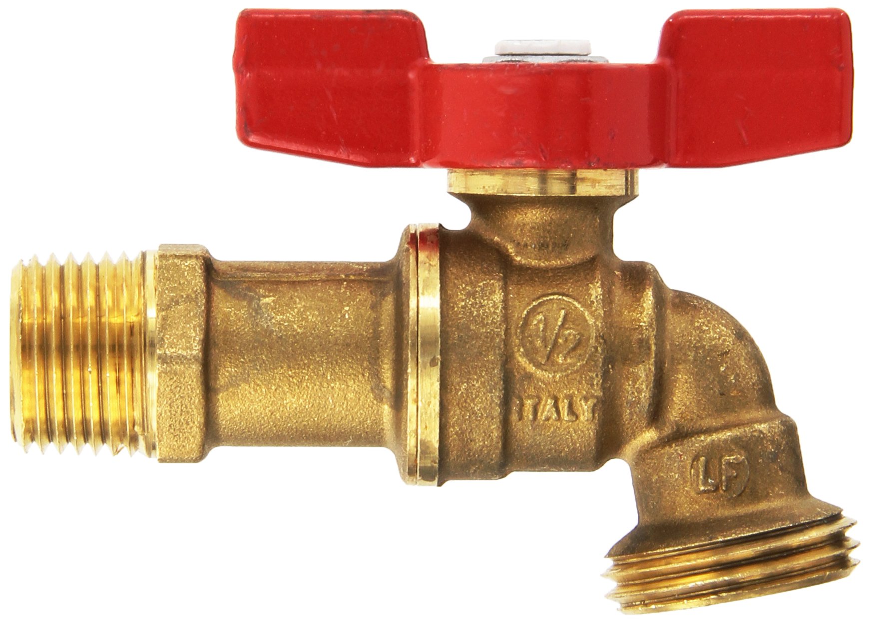 Legend Valve 107-167NL T-537 Ball Valve Hose Bibb No Lead, 1/2