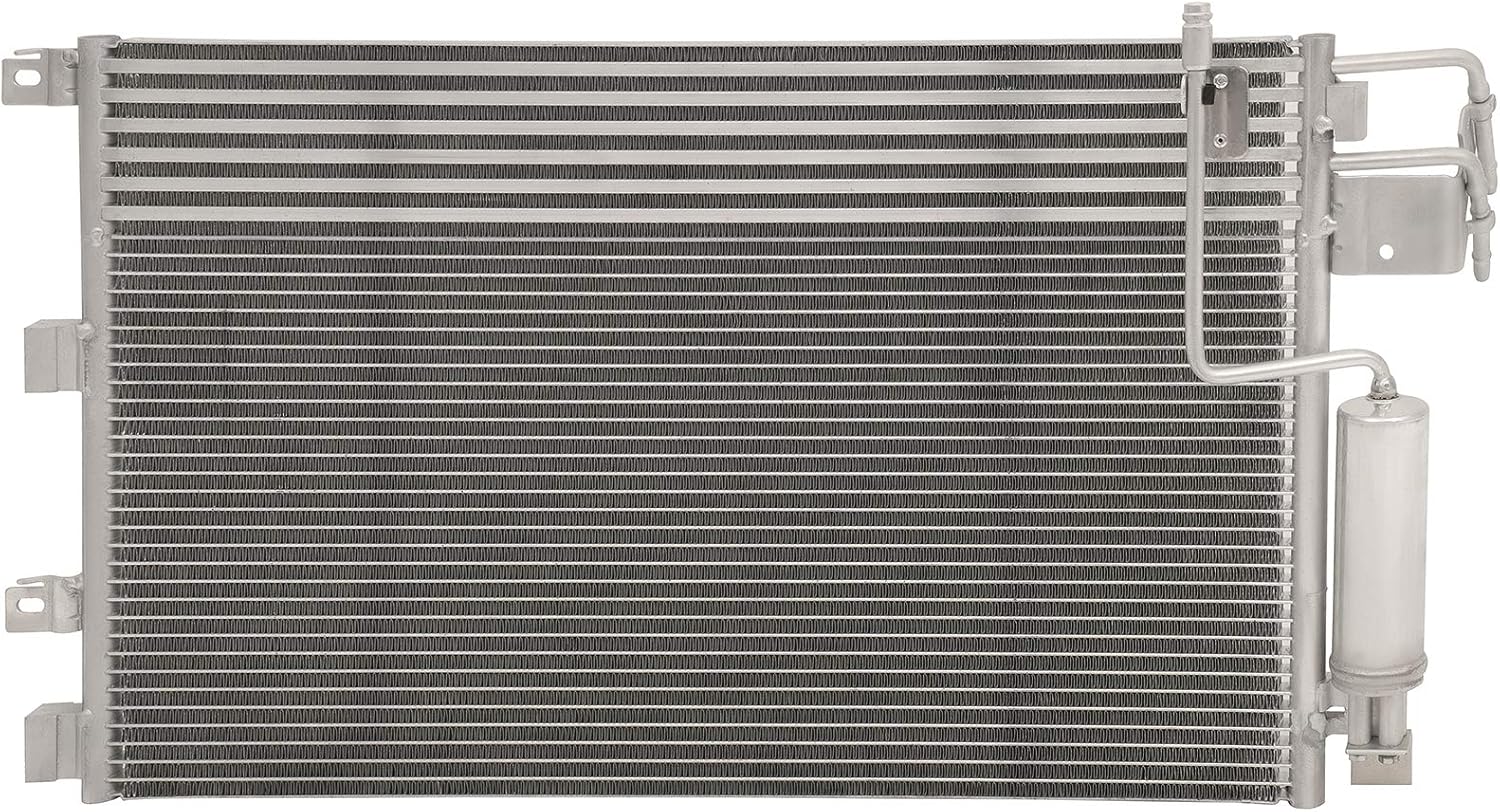 OCPTY AC Condenser Compatible with 2008-2011 for Ford Focus, Replace 3672, 7-3672, 8S4Z19712AA, YJ545, AS4Z19712A Condensers Air Conditioning Condenser