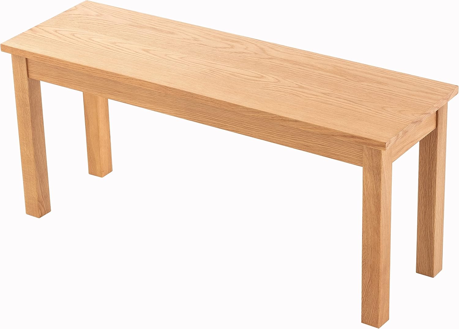 Hallowood Furniture Waverly Oak Dining Bench in Light Oak Finish