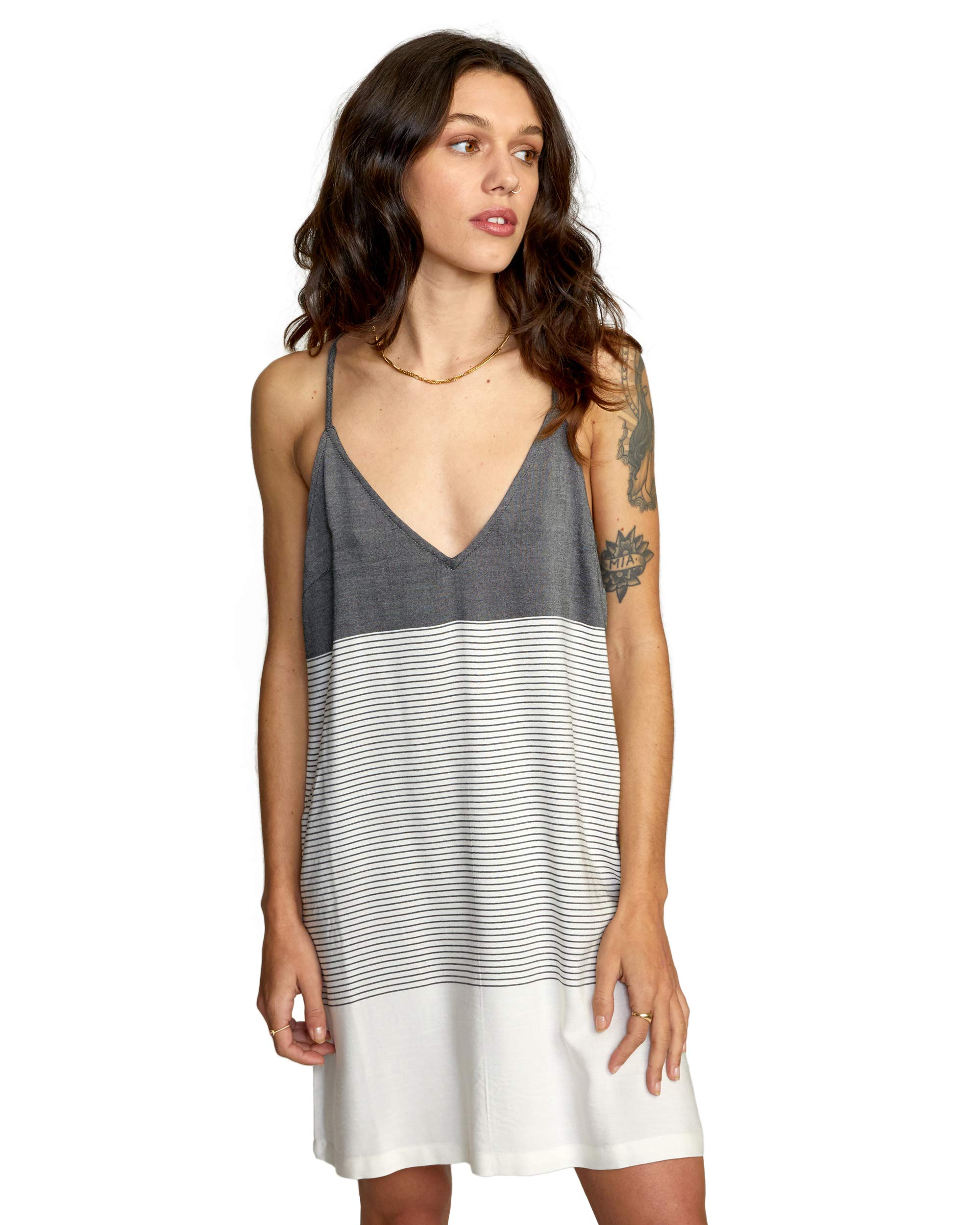 RVCA Women's Jade Woven Spaghetti Strap Dress