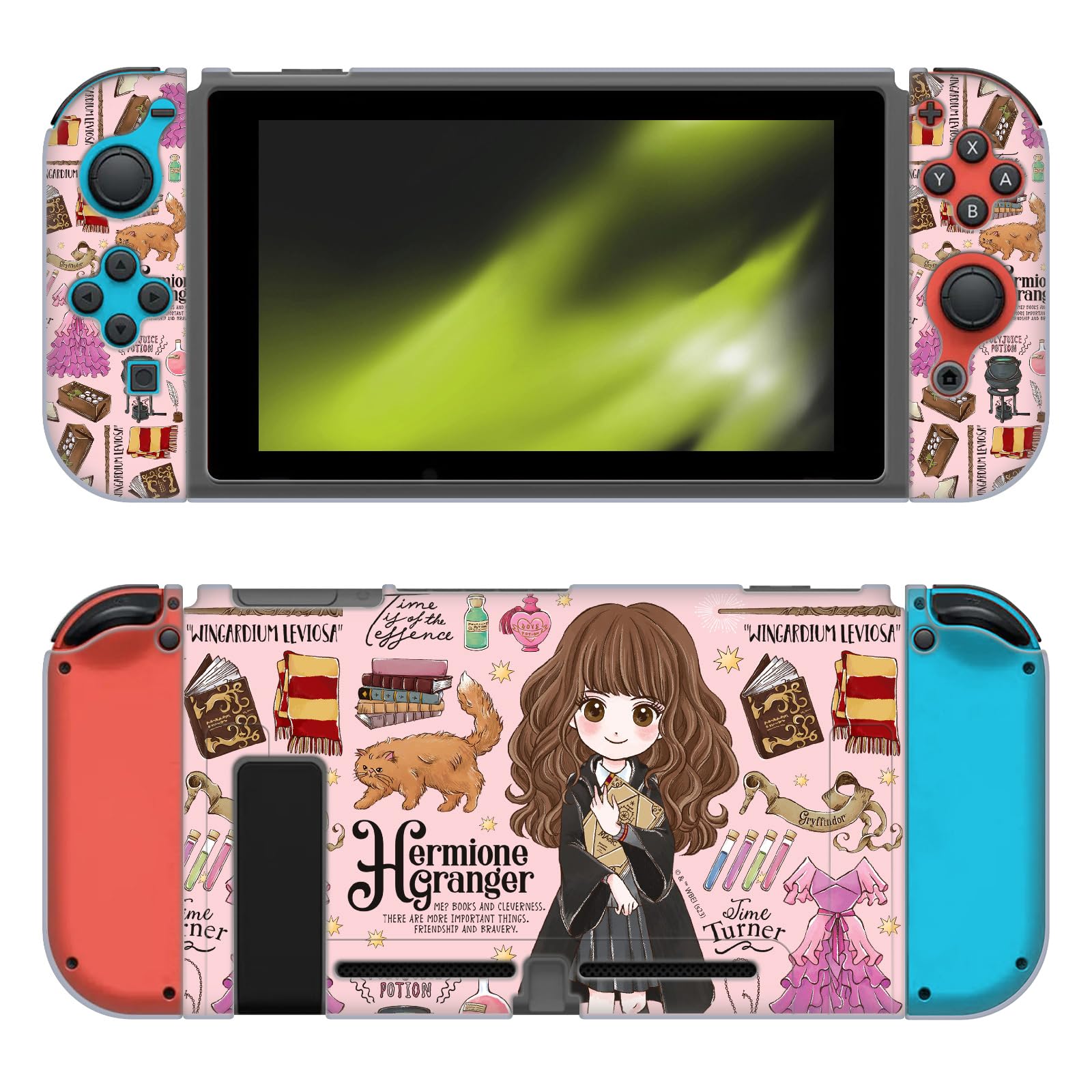 Head Case Designs sous Licence Officielle Harry Potter Motif Hermione Graphiques Étui en Gel Souple Compatible avec Nintendo Switch